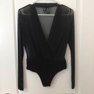 NWOT Mesh bodysuit